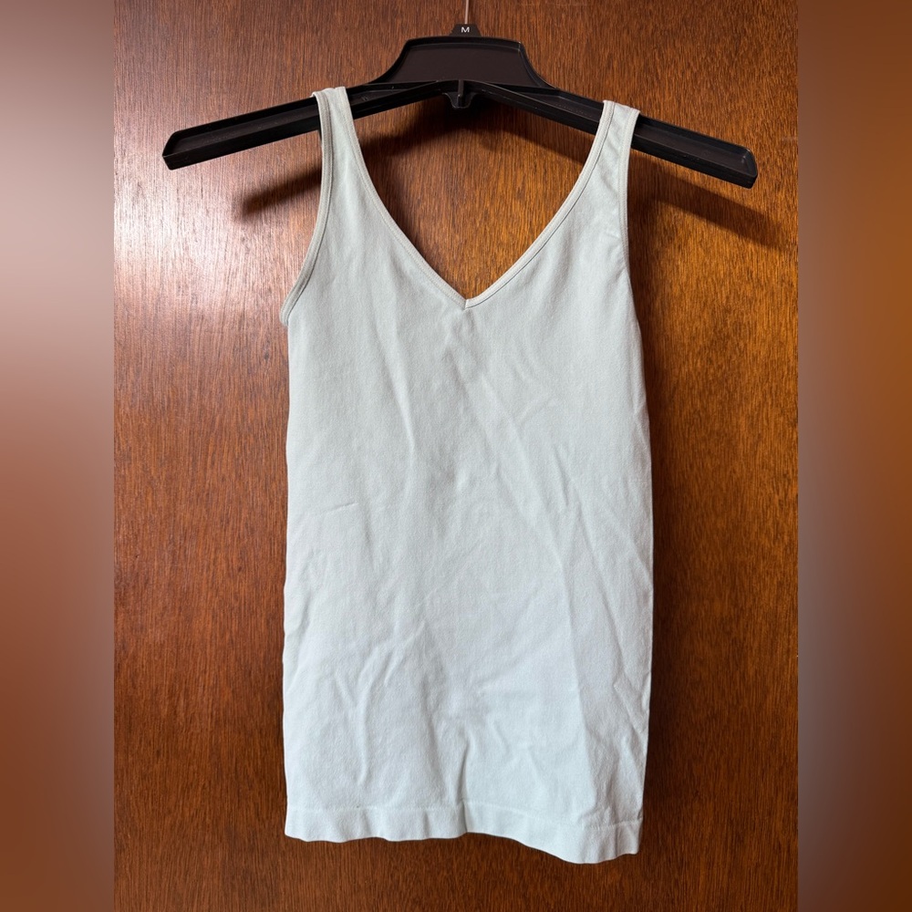 Anthropologie Green Fitted Sleeveless Tank Top - Picture 6 of 6